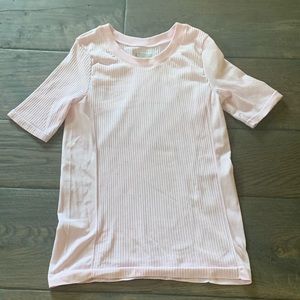 Athleta light pink athletic tee